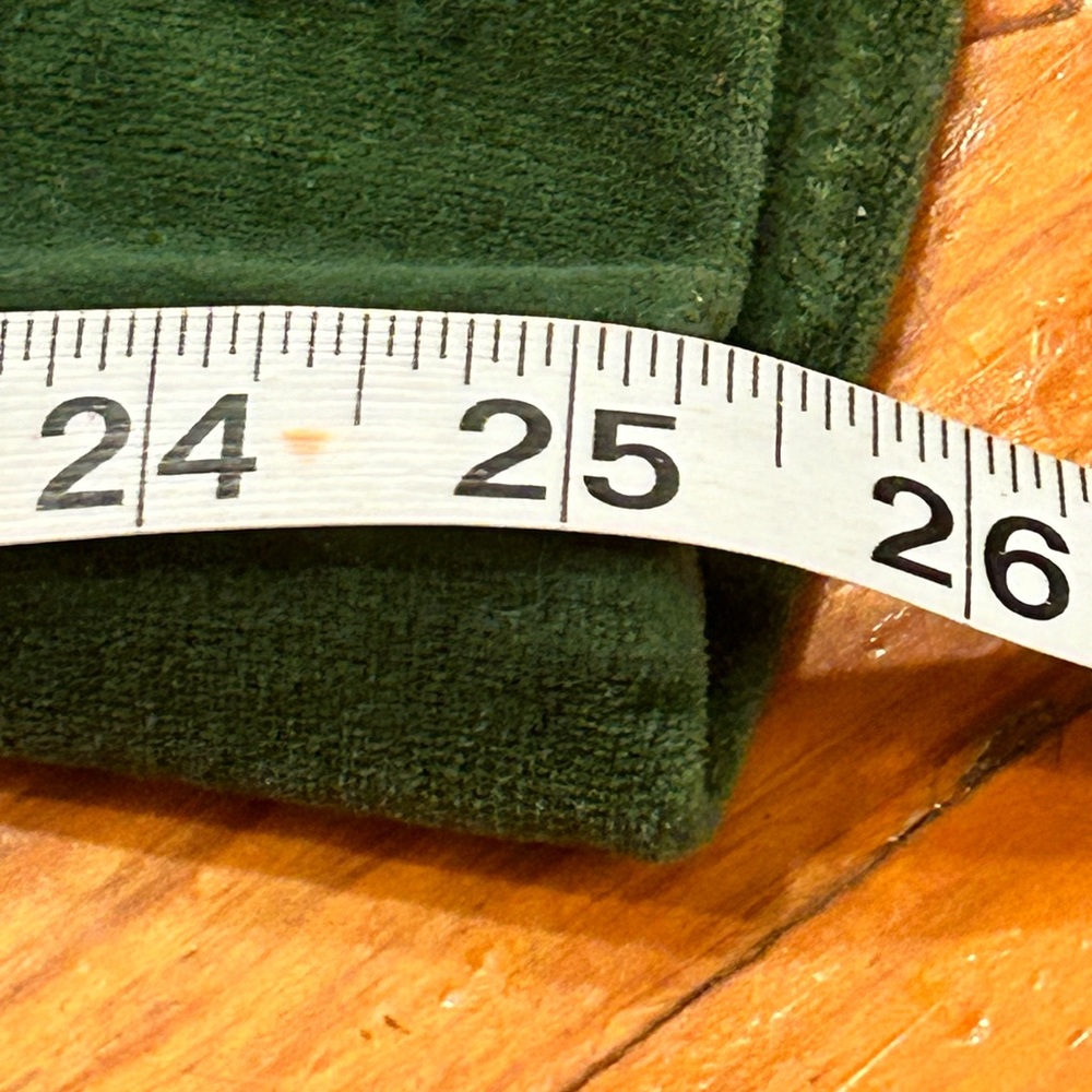 3X 1.State green velour pull on elastic waist lounge jogger pants with pockets - Picture 13 of 14